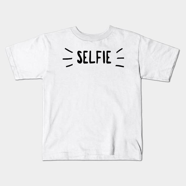 selfie Kids T-Shirt by GMAT